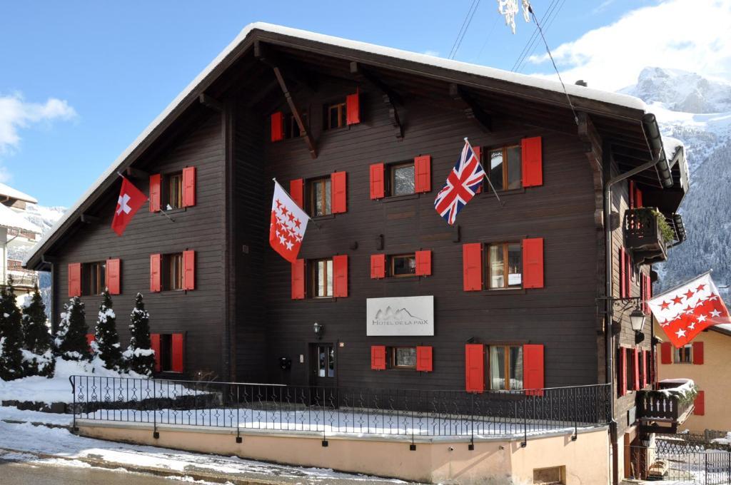 Hotel De La Paix Champéry Kültér fotó